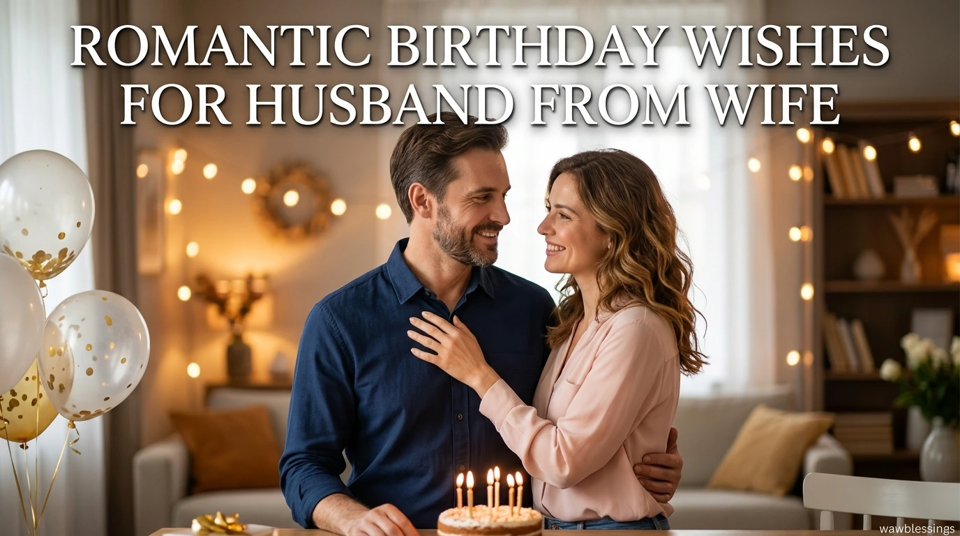 Romantic Birthday Wishes for Husband From Wife