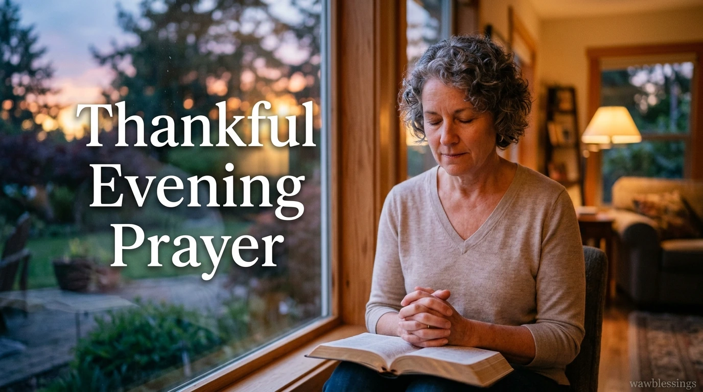 Thankful Evening Prayer