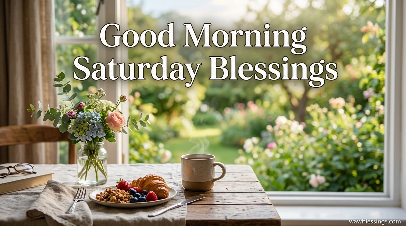 Good Morning Saturday Blessings