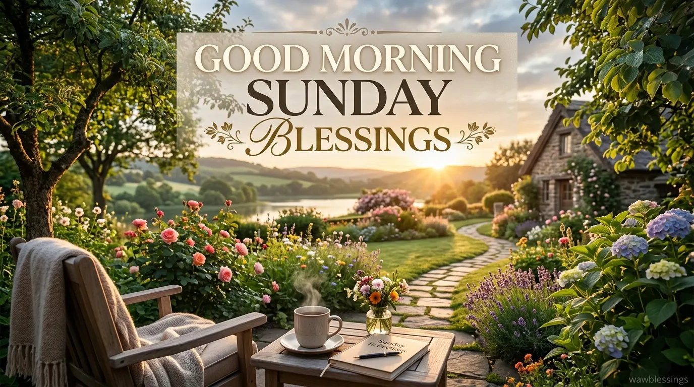 Good Morning Sunday Blessings