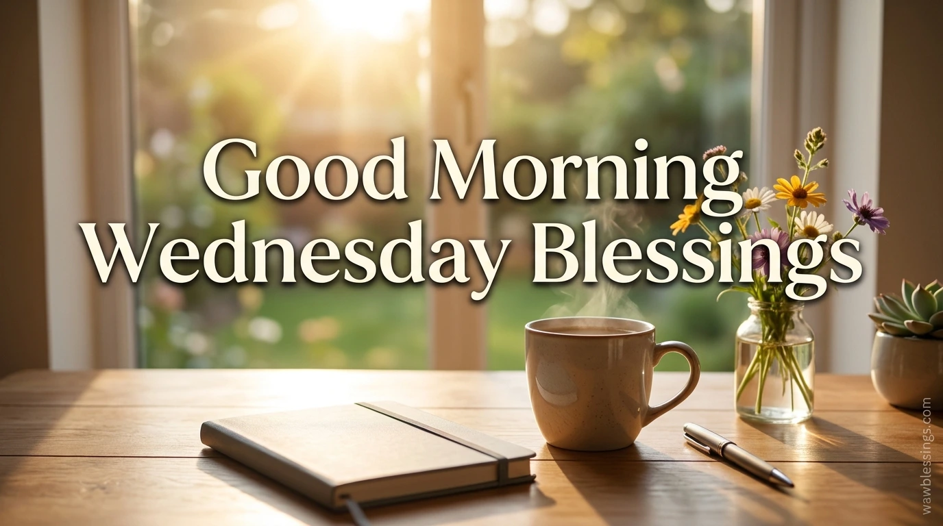 Good Morning Wednesday Blessings