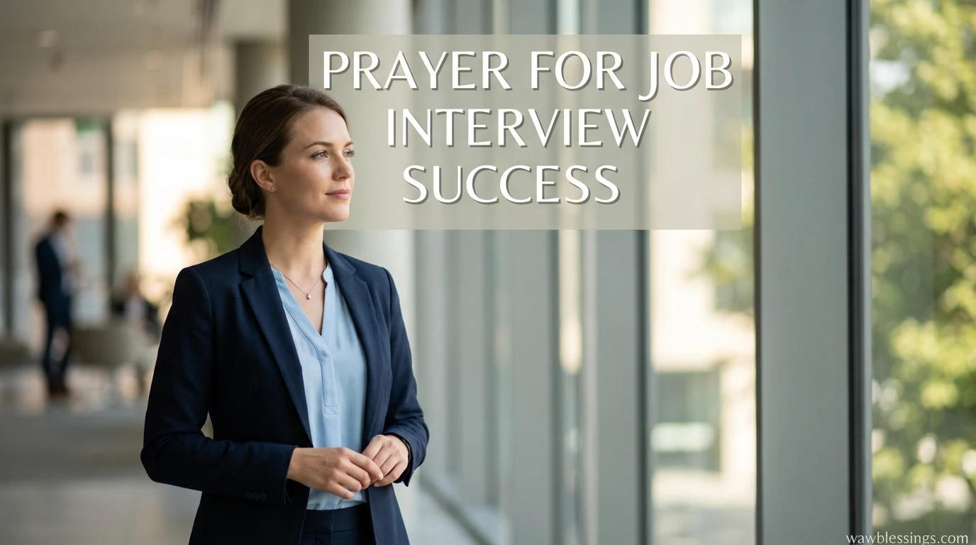 Prayer for Job Interview Success